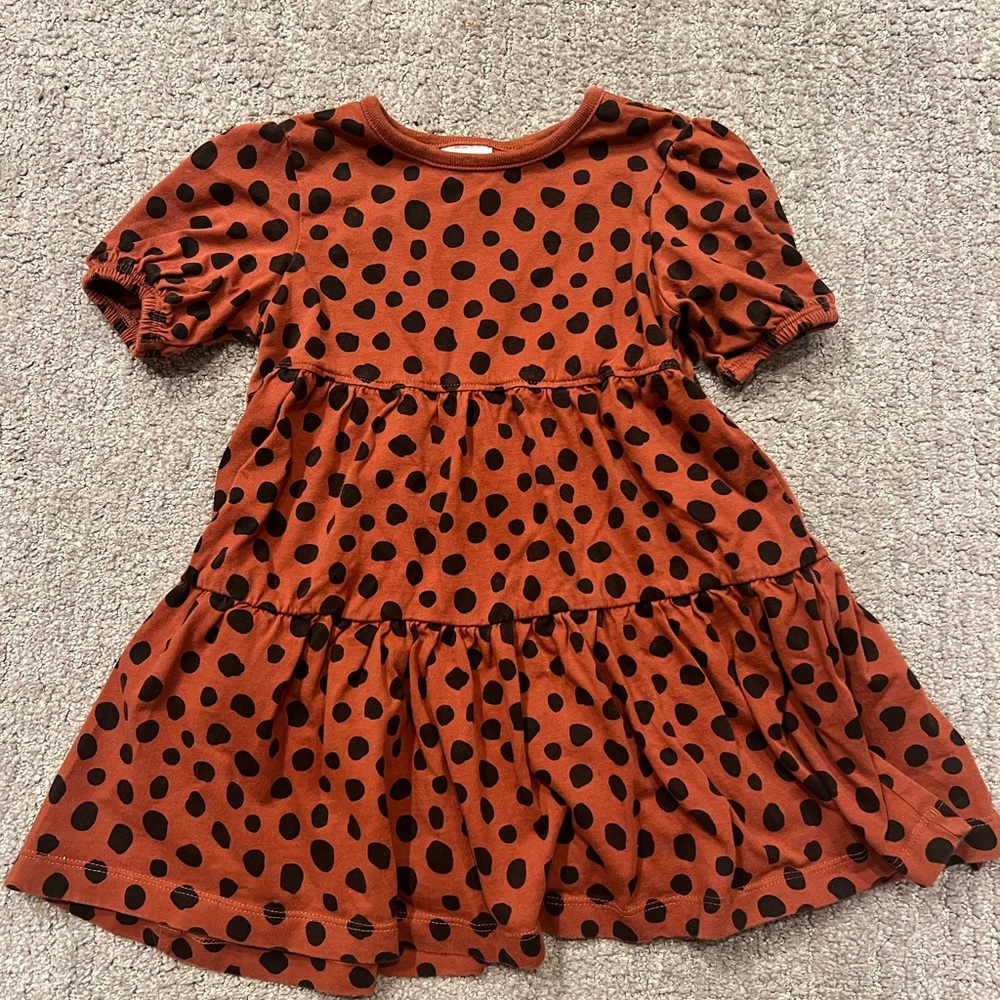 Hanna Andersson animal print Puff Sleeve Sundress